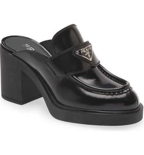 prada loafers mules|Prada buckle loafer ladies.